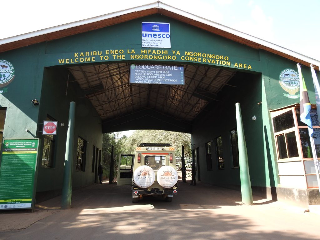 Ngorongoro entrance