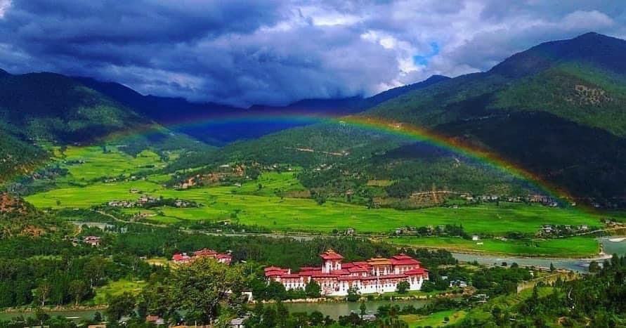 Bhutan valley view